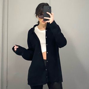 Kit Karson Vintage Wool Knit Polo Cardigan Sweater